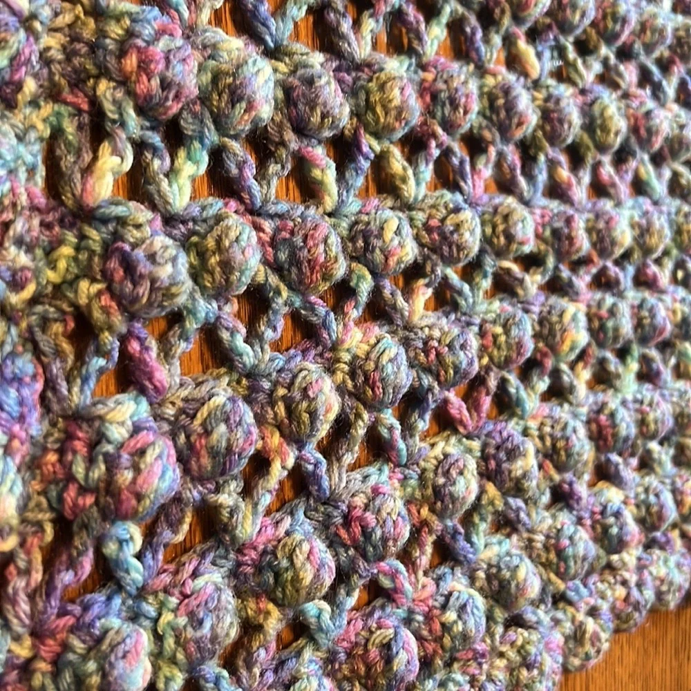 Mermaid lap blanket, baby blanket handmade